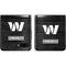 NFL Washington Commanders Black and White Galaxy Z Flip Skin