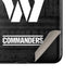 NFL Washington Commanders Black and White Galaxy Z Flip Skin