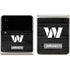 NFL Washington Commanders Black and White Galaxy Z Flip3 5G Skin