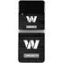 NFL Washington Commanders Black and White Galaxy Z Flip3 5G Skin