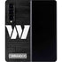 NFL Washington Commanders Black and White Galaxy Z Fold4 5G Skin