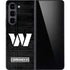 NFL Washington Commanders Black and White Galaxy Z Fold5 5G Skin