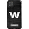 NFL Washington Commanders Black and White iPhone 11 Pro Max Impact Case
