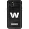 NFL Washington Commanders Black and White iPhone 11 Pro Max Waterproof Case