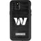 NFL Washington Commanders Black and White iPhone 11 Pro Waterproof Case