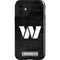 NFL Washington Commanders Black and White iPhone 12 Mini Impact Case