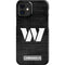 NFL Washington Commanders Black and White iPhone 12 Mini Lite Case
