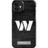 NFL Washington Commanders Black and White iPhone 12 Mini Lite Case