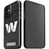 NFL Washington Commanders Black and White iPhone 12 Mini Lite Case