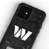 NFL Washington Commanders Black and White iPhone 12 Mini Waterproof Case