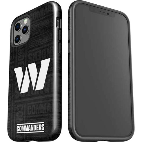 NFL Washington Commanders Black and White iPhone 12 Pro Impact Case
