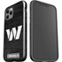 NFL Washington Commanders Black and White iPhone 12 Pro Impact Case