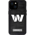 NFL Washington Commanders Black and White iPhone 13 Mini Waterproof Case