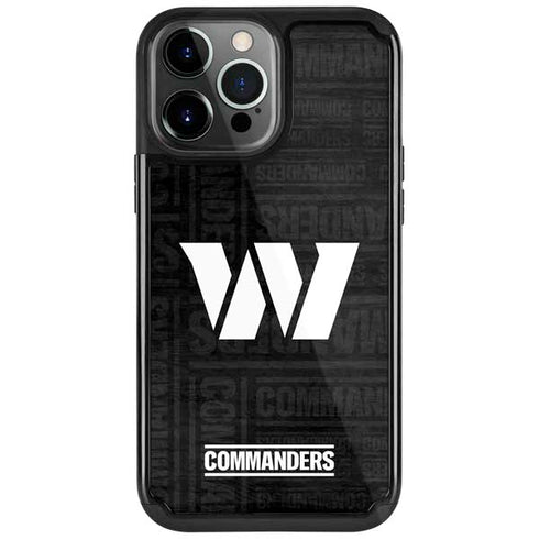 NFL Washington Commanders Black and White iPhone 13 Pro Cargo Case