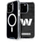 NFL Washington Commanders Black and White iPhone 13 Pro MagSafe Case