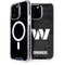 NFL Washington Commanders Black and White iPhone 13 Pro Max MagSafe Case