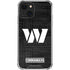 NFL Washington Commanders Black and White iPhone 14 Plus Clear Case