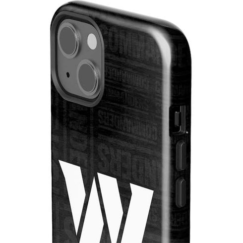 NFL Washington Commanders Black and White iPhone 15 Impact Case