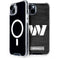 NFL Washington Commanders Black and White iPhone 15 Plus MagSafe Case