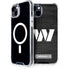 NFL Washington Commanders Black and White iPhone 15 Plus MagSafe Case