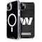 NFL Washington Commanders Black and White iPhone 14 Plus MagSafe Case