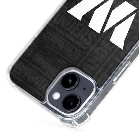 NFL Washington Commanders Black and White iPhone 15 Plus MagSafe Case