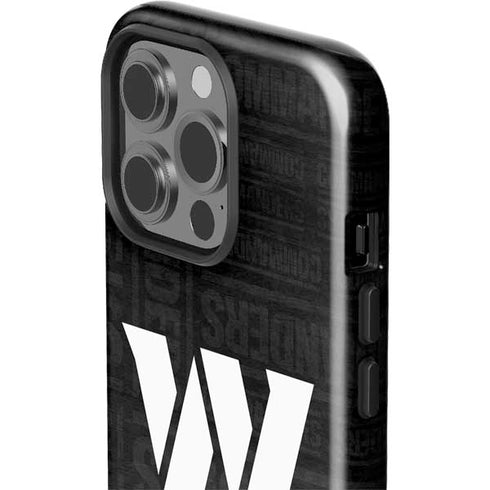NFL Washington Commanders Black and White iPhone 14 Pro Impact Case