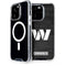 NFL Washington Commanders Black and White iPhone 15 Pro MagSafe Case