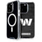 NFL Washington Commanders Black and White iPhone 14 Pro MagSafe Case