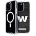 NFL Washington Commanders Black and White iPhone 14 Pro MagSafe Case