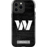 NFL Washington Commanders Black and White iPhone 15 Pro Max Impact Case