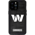 NFL Washington Commanders Black and White iPhone 14 Pro Max Waterproof Case