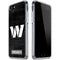 NFL Washington Commanders Black and White iPhone SE (2nd & 3rd Gen) Clear Case