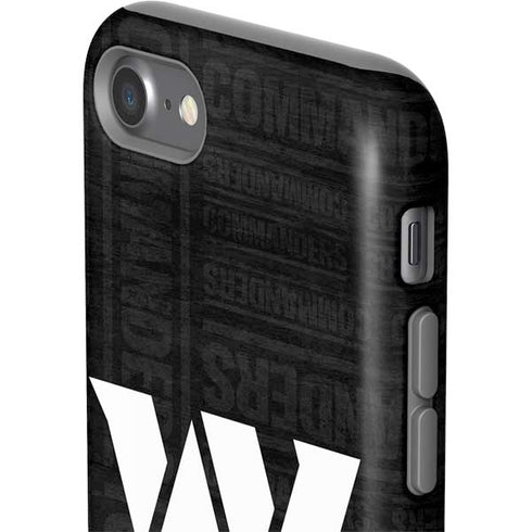 NFL Washington Commanders Black and White iPhone SE (2nd & 3rd Gen) Pro Case
