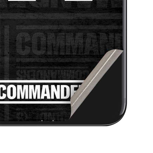 NFL Washington Commanders Black and White iPhone SE (2nd & 3rd Gen) Skin