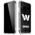 NFL Washington Commanders Black and White iPhone XR Clear Case