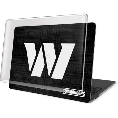 NFL Washington Commanders Black and White MacBook Pro 15in (2016-19) Case plus Skin