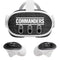 NFL Washington Commanders Black and White Meta Quest 3 Skin