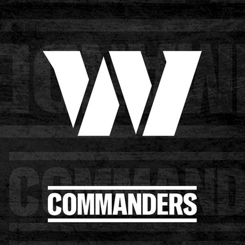 NFL Washington Commanders Black and White Moto E5 Play Skin