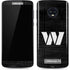 NFL Washington Commanders Black and White Moto G6 Skin