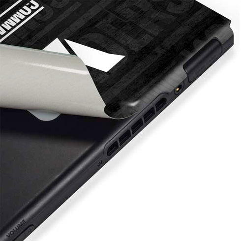 NFL Washington Commanders Black and White Nintendo Switch Bundle Skin