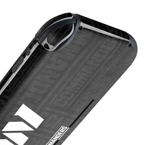 NFL Washington Commanders Black and White Nintendo Switch Lite Skin