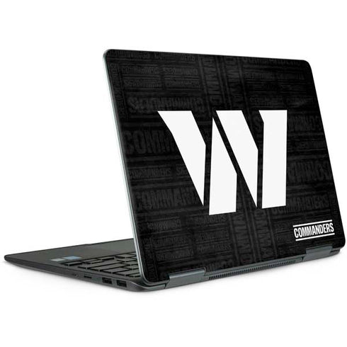 NFL Washington Commanders Black and White Notebook 9 Pro 13in (2017) Skin