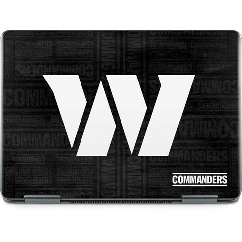 NFL Washington Commanders Black and White Notebook 9 Pro 13in (2017) Skin