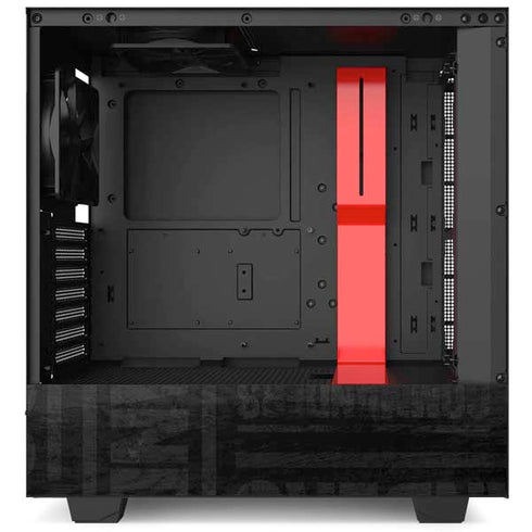 NFL Washington Commanders Black and White NZXT H510 Compact ATX Mid-Tower Case Skin