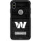 NFL Washington Commanders Black and White Otterbox Commuter iPhone Skin