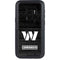 NFL Washington Commanders Black and White Otterbox Defender Galaxy Skin