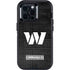 NFL Washington Commanders Black and White Otterbox Defender iPhone Skin