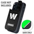 NFL Washington Commanders Black and White Otterbox Defender iPhone Skin