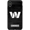 NFL Washington Commanders Black and White Otterbox Symmetry iPhone Skin